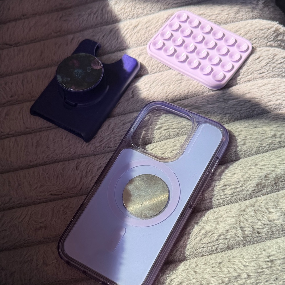 Purple and Gold Phone Case